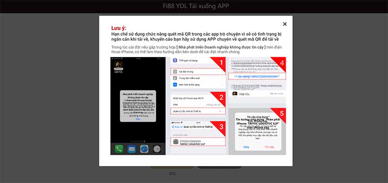 Tải App Fi88 cho điện thoại IOS